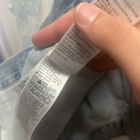 Unique Levi’s Denim Jacket Light Blue Size X-Large XL - Picture 5 of 5